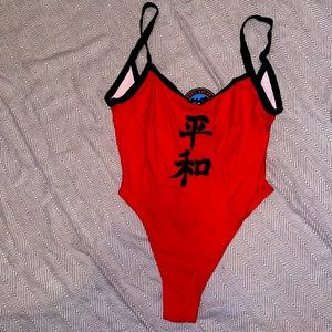 🚨Making Peace One Piece Swimsuit🚨